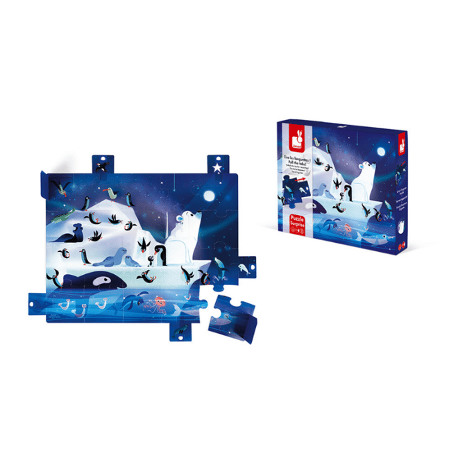 Janod 20 Parça Sürpriz Puzzle - Yıldızlar