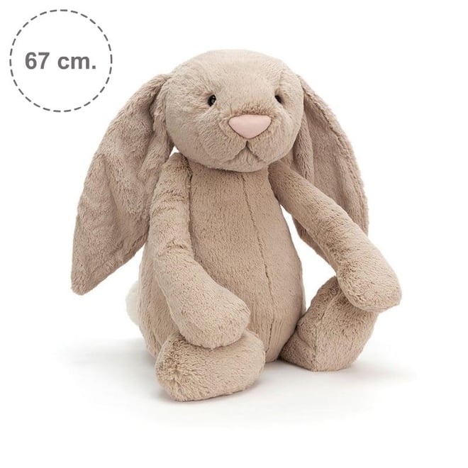 Jellycat Bashful Bej Tavşan Dev Boy 67 cm