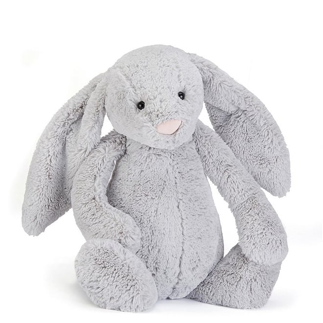 Jellycat Bashful Gri Tavşan Mega Boy 51 cm