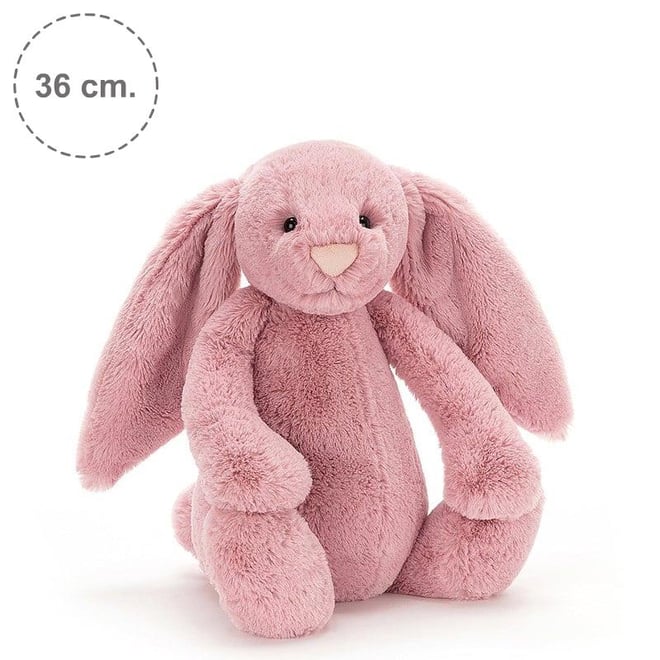 Jellycat Bashful Koyu Pembe Tavşan Büyük Boy 36 cm