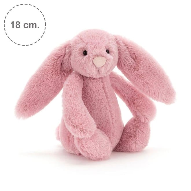 Jellycat Bashful Koyu Pembe Tavşan Küçük Boy 18 cm