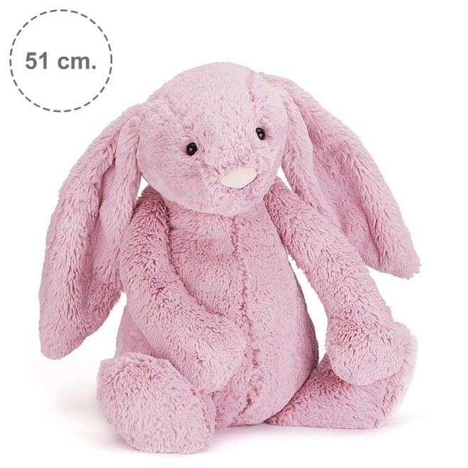 Jellycat Bashful Koyu Pembe Tavşan Mega Boy 51 cm