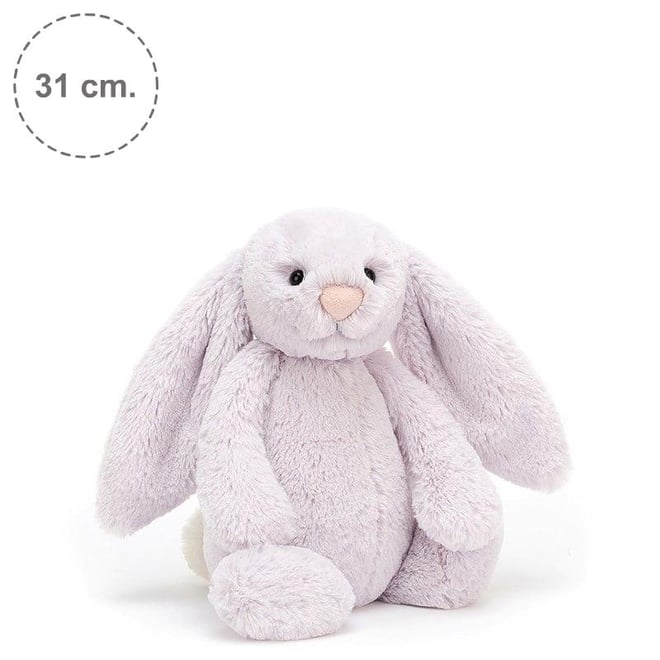 Jellycat Bashful Lila Tavşan Orta Boy 31 cm