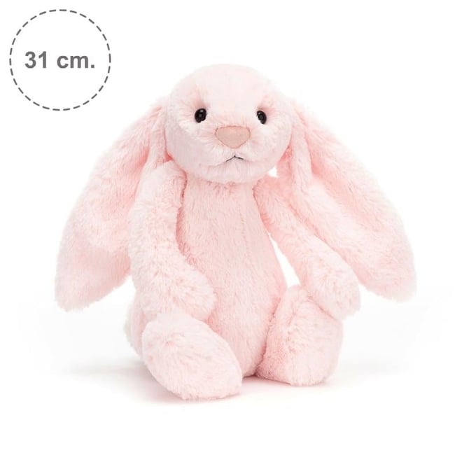 Jellycat Bashful Pembe Tavşan Orta Boy 31 cm