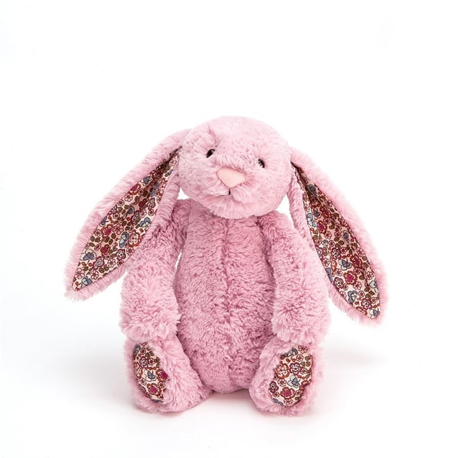 Jellycat Çiçekli Koyu Pembe Tavşan Küçük Boy