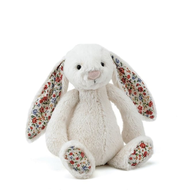 Jellycat Çiçekli Krem Tavşan Küçük Boy