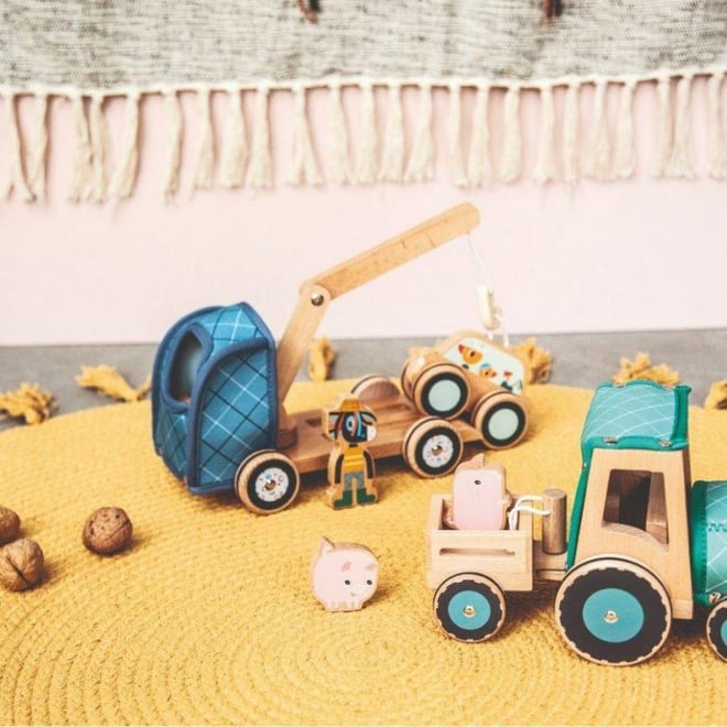 Lilliputiens Ahşap Çekici Kamyonu