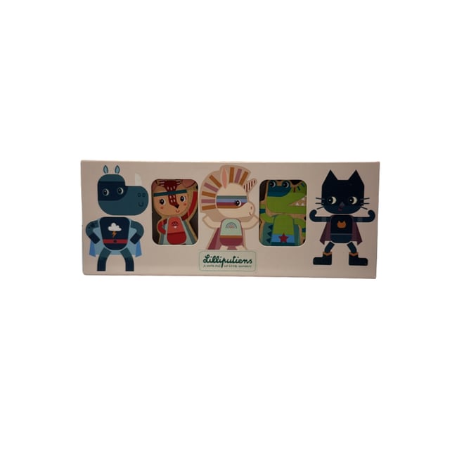 Lilliputiens Ahşap Süper Kahramanlar Seti