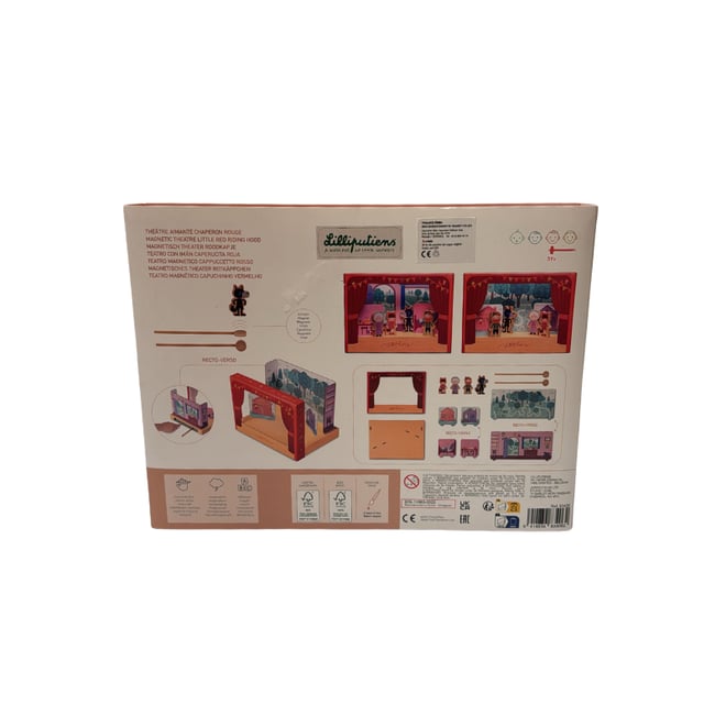 Lilliputiens Ahşap Tiyatro Sahnesi - Kırmızı Başlıklı Kız