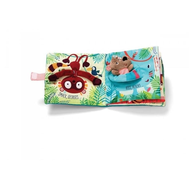 Lilliputiens Eğitici Bez Kitap - Kiss Cesar