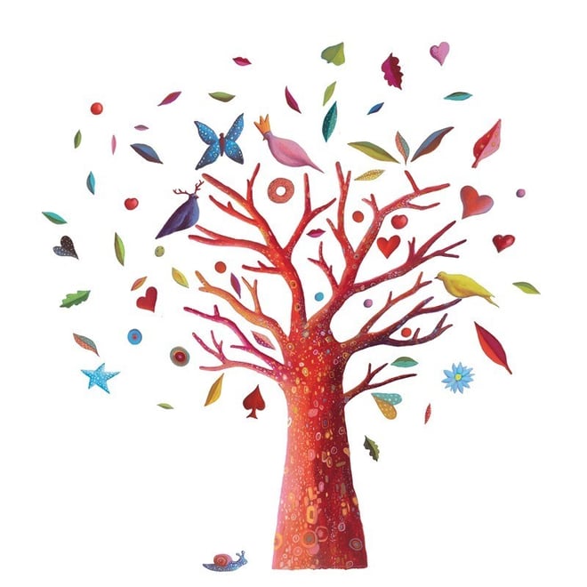 Little Big Room Duvar Sticker/The Poem Tree