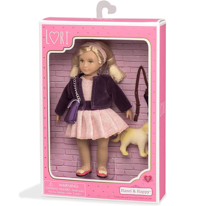 Lori Hazel ve Happy Oyuncak Bebek - 15 cm
