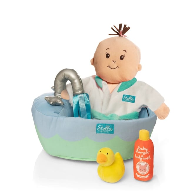 Manhattan Toy Baby Stella Banyo Seti - Mavi
