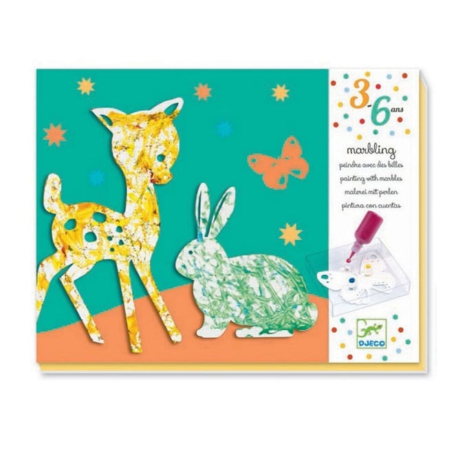 Marbling - Colourful parade