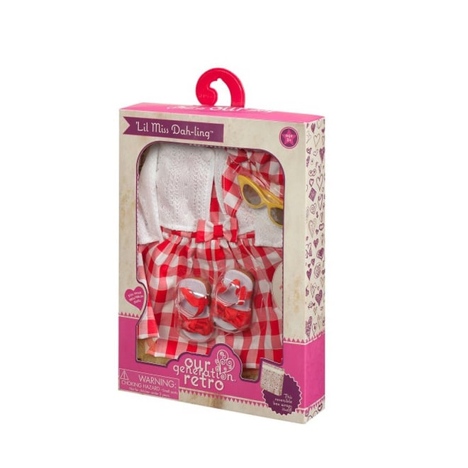 Our Generation Kıyafet/50's Dress With Sandals