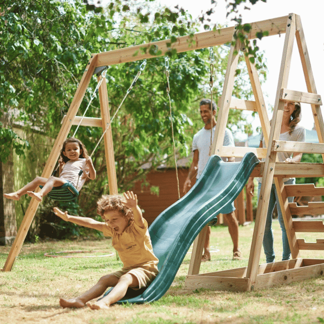 PlumPlum Tamarin Ahşap Salıncak Seti