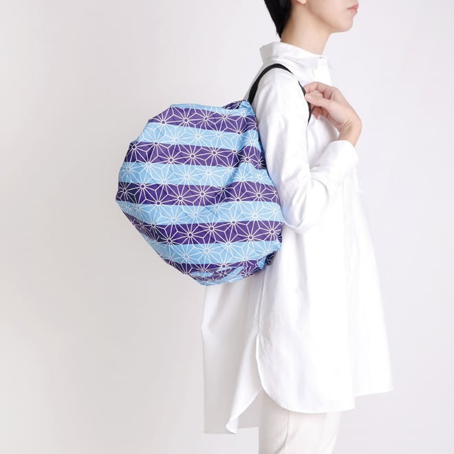 Shupatto Compact Bag M - Asanoha