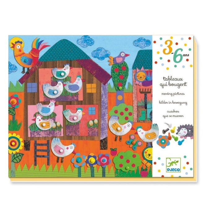 Djeco Yapıştırma Kartları/Small Farm