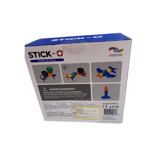Stick-O Mıknatıslı Şehir Araçları Seti 16 Parça
