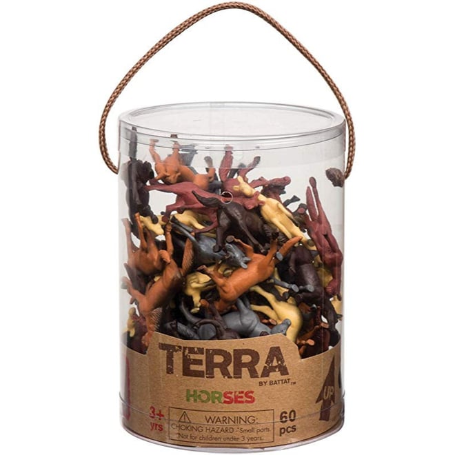 Terra 60 Parça Küçük Oyun Seti - Atlar