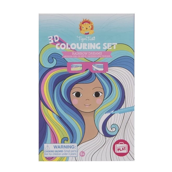 Tiger Tribe 3D Boyama Seti / Rainbow Dreams