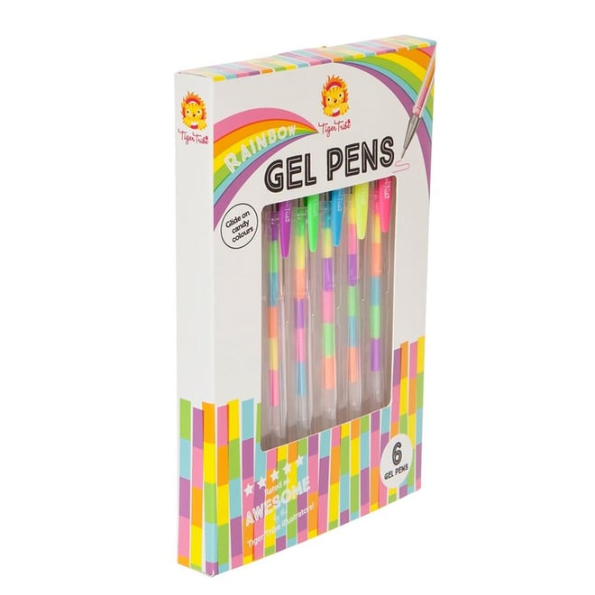 Tiger Tribe 6'lı Gökkuşağı Tükenmez Kalem