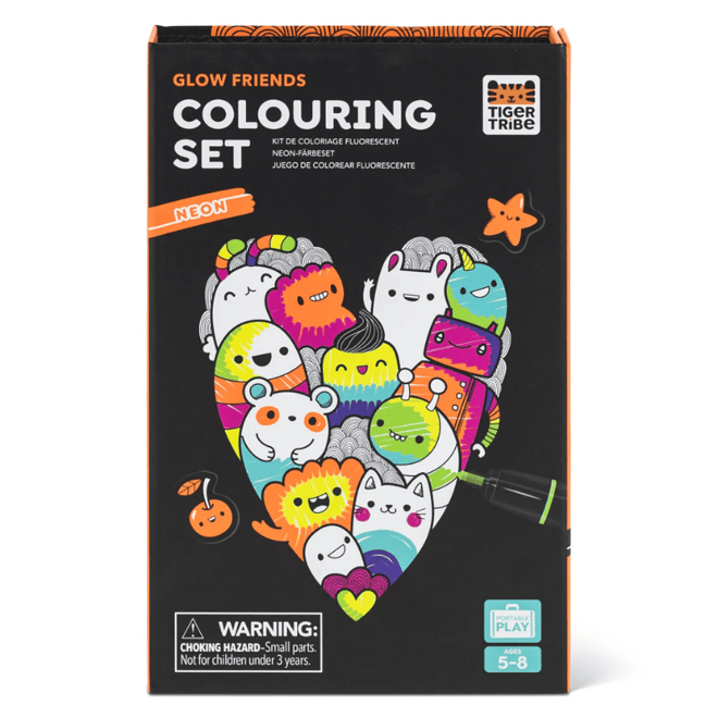 Tiger Tribe Neon Boyama Seti - Glow Friends