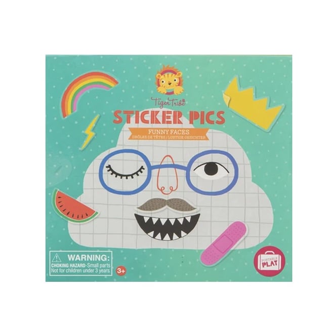 Tiger Tribe Sticker Seti / Funny Faces