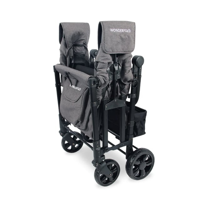 Wonderfold W4 Elite Dörtlü Bebek Arabası Vagonu - Siyah