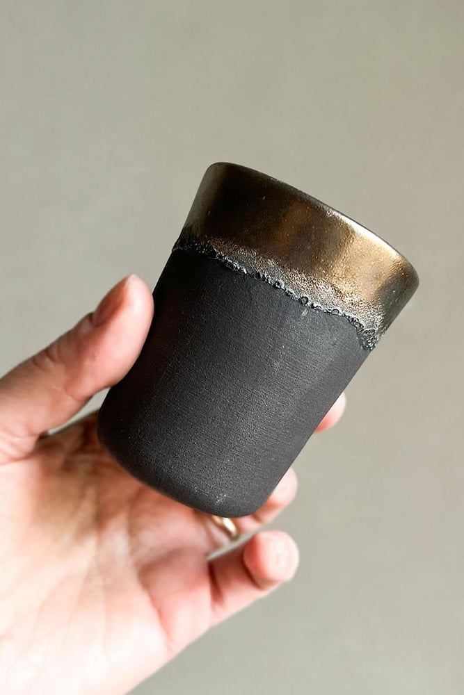 Carbon El Yapımı Seramik Double Espresso Kahve Bardağı