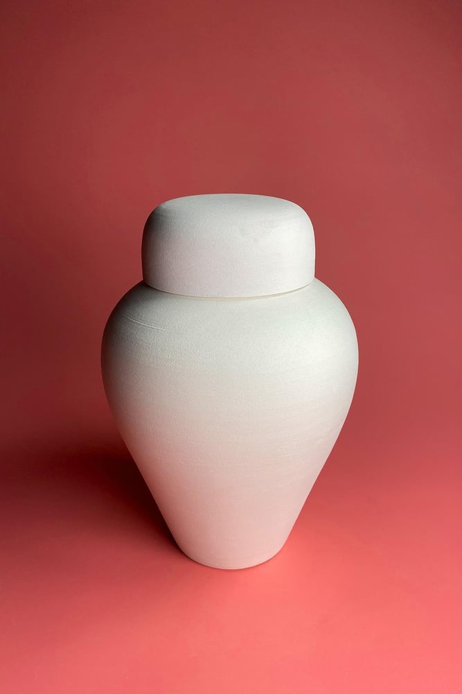 Kapaklı Küp Seramik Bisküvi 30cm
