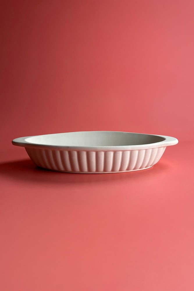 Oval Fırın Kabı - Seramik Bisküvi