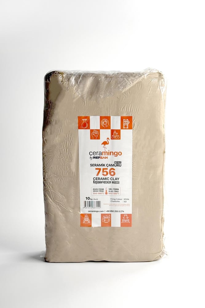 Refsan 756 Seramik Çamuru Vakumlu 1050°C