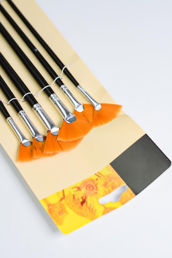 Yelpaze Fırça - 6'lı Set