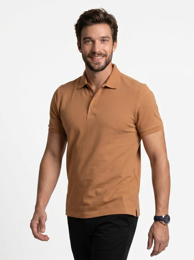 EtikmenTaba Yaka Desenli Erkek Polo Yaka TişörtDüz Polo Yaka Tişört Modelleri