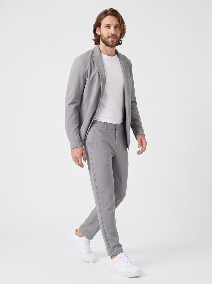 EtikmenSpor Klasik Gri Kolay Ütülenebilir Easy Iron Erkek PantolonETİKMEN PANTOLON