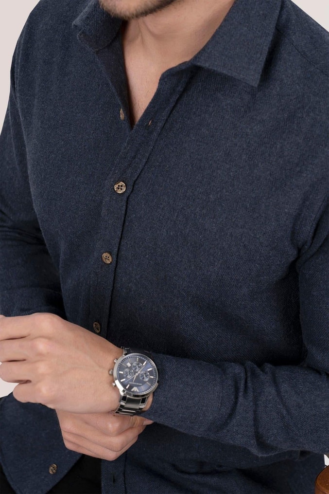 EtikmenLacivert Düz Oduncu Slimfit Hediye Kutulu Erkek GömlekGÖMLEK MODELLERİ