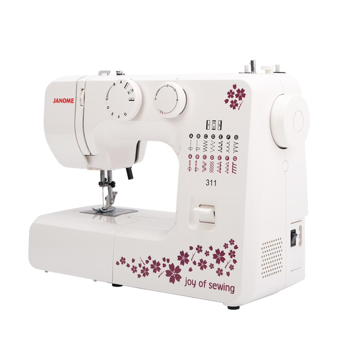 Janome 311 yan görünüm ve gövde yapısı
