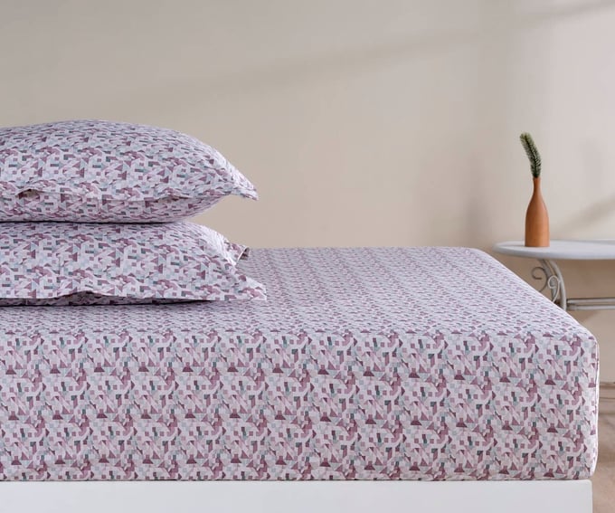 Çift Kişilik Fitted Çarşaf Set 160x200 Miles Pembe