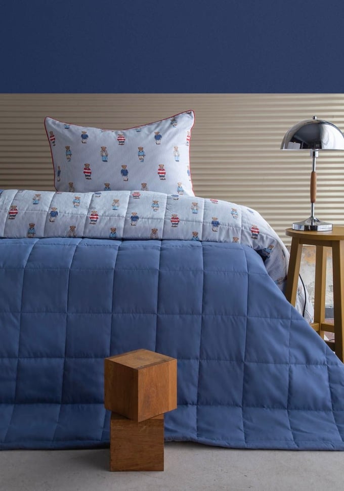 Tek Kişilik Yatak Örtülü Set Teddy