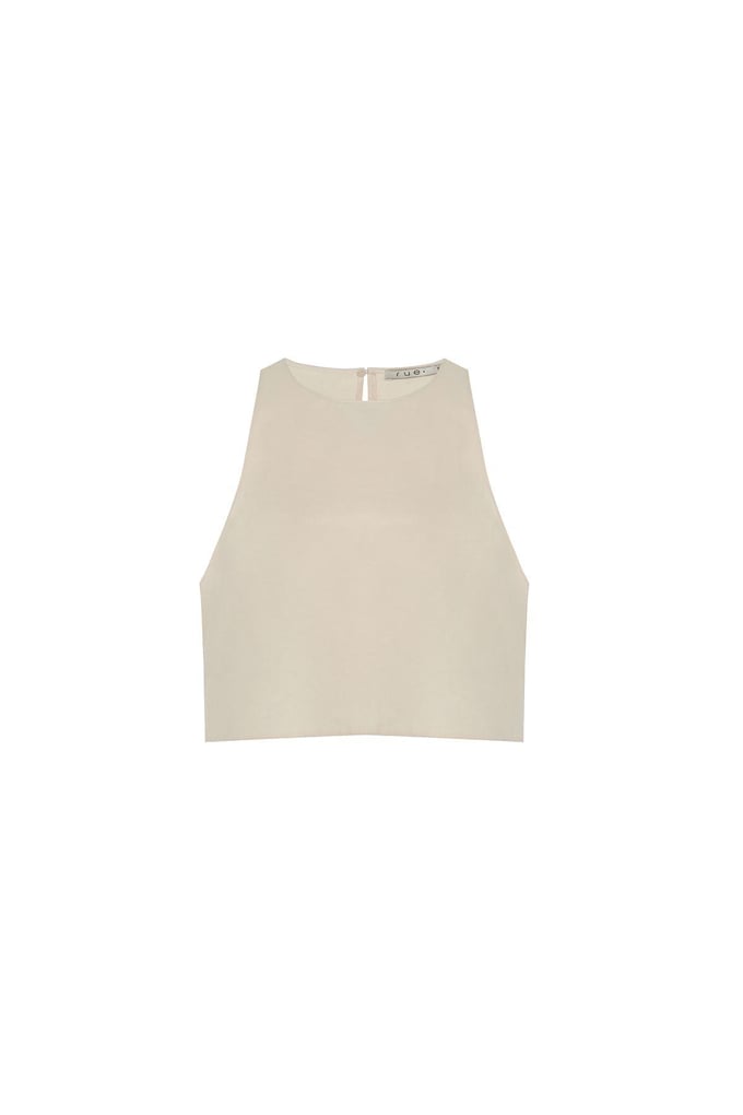 Comfort Fit Strappy Ecru Blouse