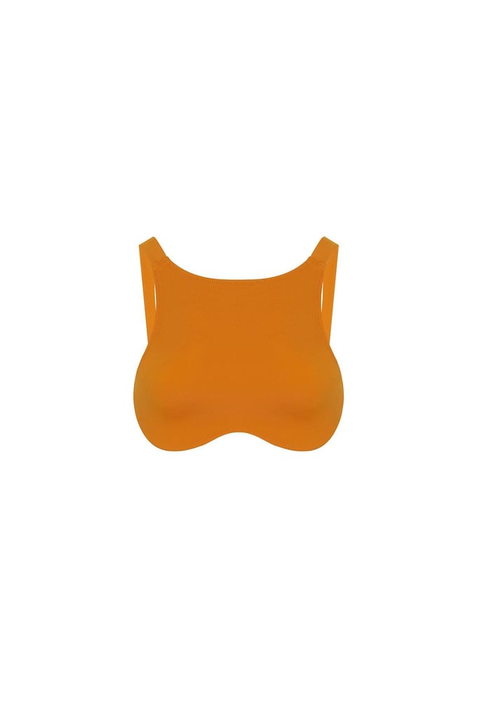 Balenli Turuncu Bikini Üstü