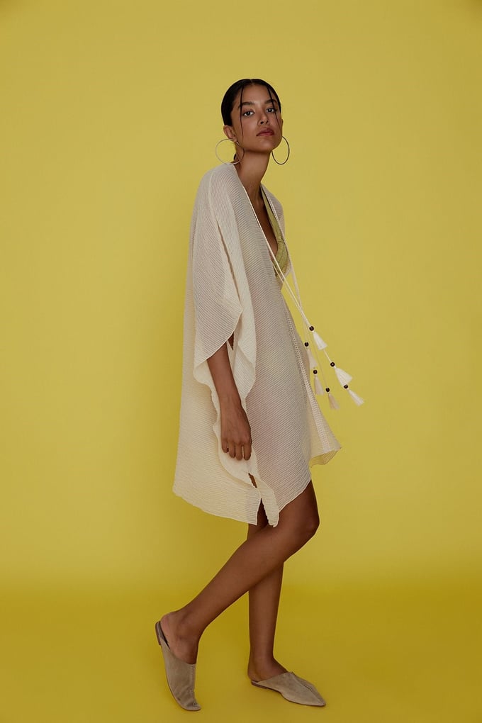 Bej Rustik Kimono