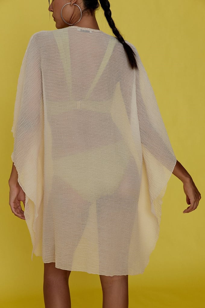 Bej Rustik Kimono
