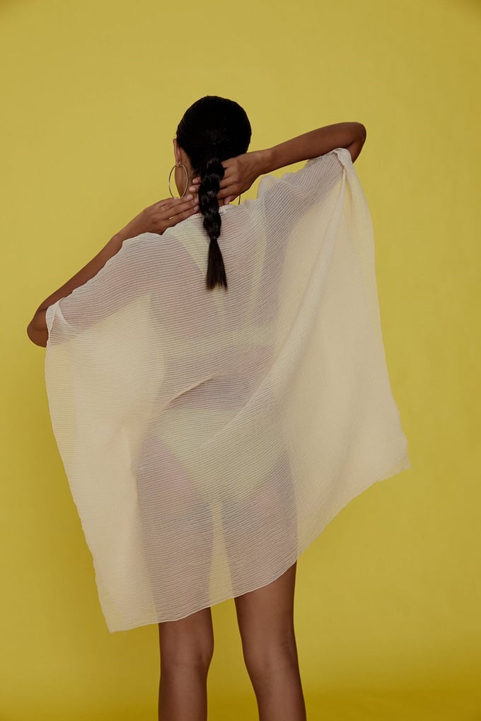 Bej Rustik Kimono