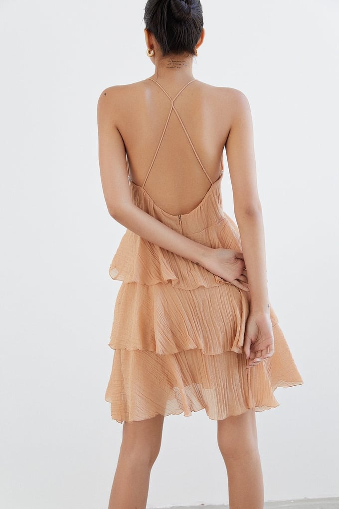Mini Dress with Ruffles
