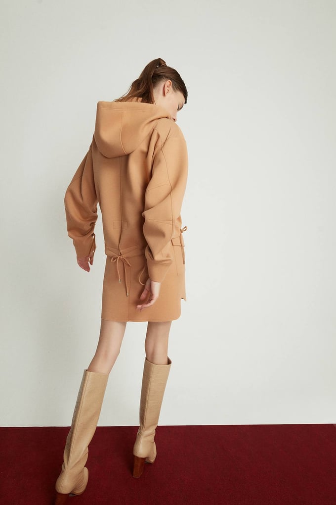 Cepli Kemerli Mini Camel Etek