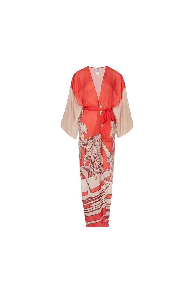 Desenli Narçiçeği Kimono