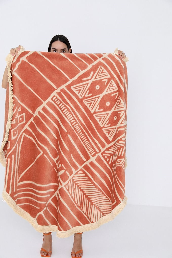 Patterned Beach Towel
