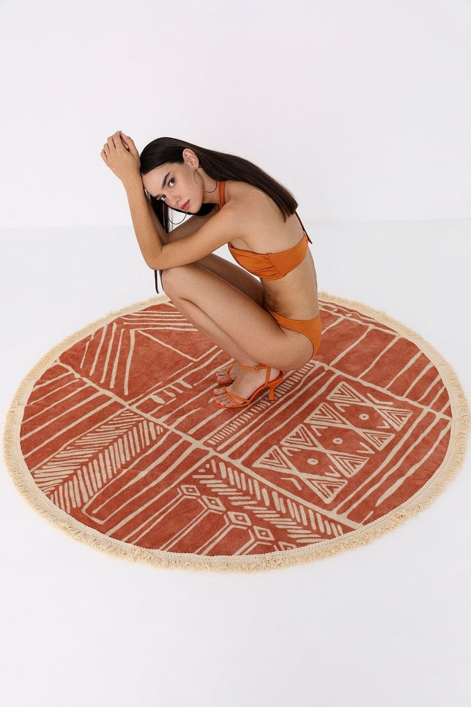 Patterned Beach Towel